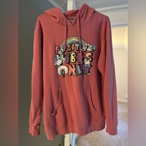 Barstool - Positive Vibes Only Pink Hoodie